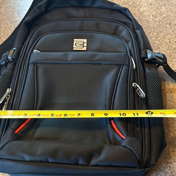 Black and Red‎ Multi-Compartment Backpack - Picture 9 of 9